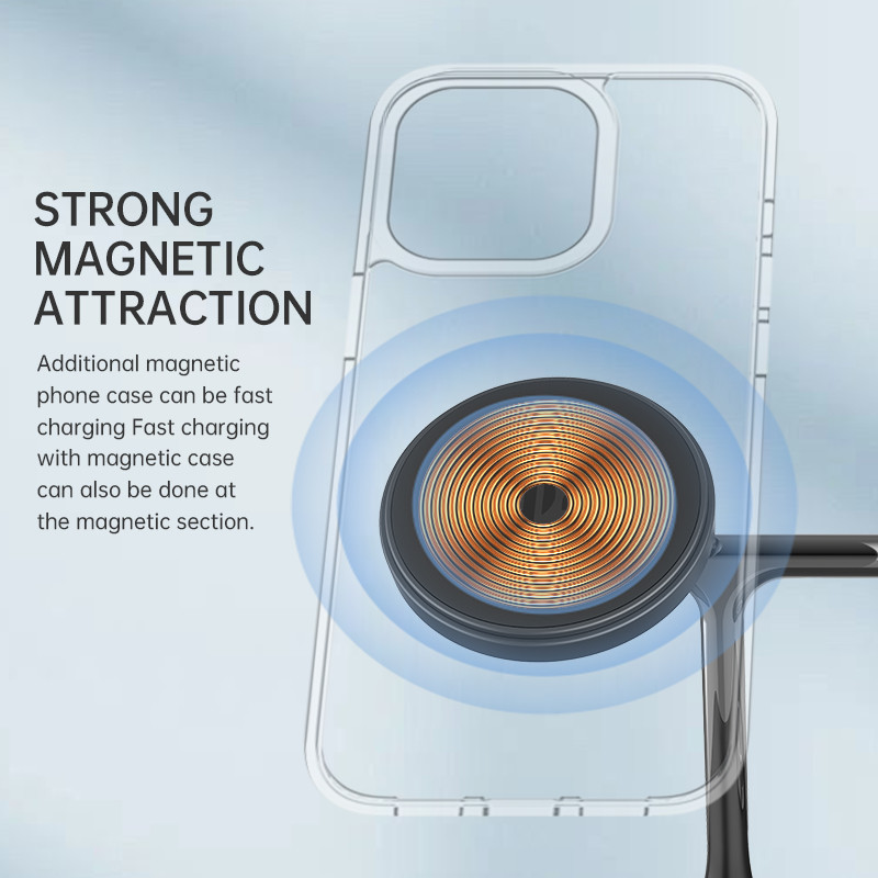 Universal Qi 2 Wireless Charger Station for Smart Devices Charging at <8mm Distance 110-205KHz