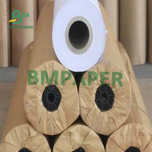Quality Cad Engineering Drawing Paper 80gr 20lb thick Virgin Pulp White Roll wholesale
