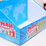 Corrugated display, customized stationery packaging box, cartoon fashion display