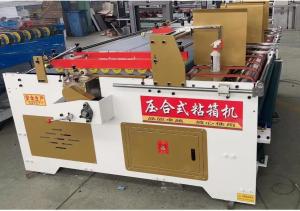 Quality Semi Automatic Carton Box Gluing Machine Double Feeding For Corrugated wholesale