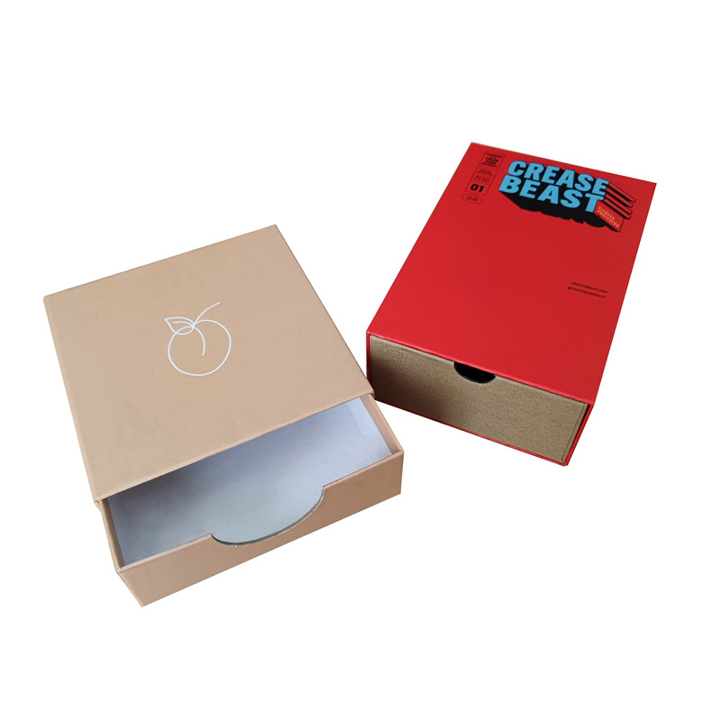 Drawer Box Made of Environmentally Friendly Kraft Paper for Crease Protector Packaging