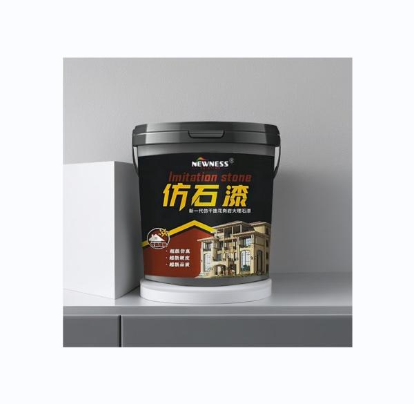 Anti-Crack Granite Wall Stone Paint for Mildew Resistant Finish on Exterior