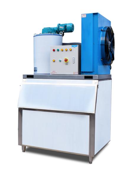 Stainless Steel Microcomputer / Touch Screen Flake Ice Maker 500kg/Day - 50 Tons