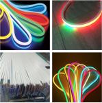 Outdoor Waterproof LED Strip Light Flexible SMD3528 IP66 12VDC Front / Rear