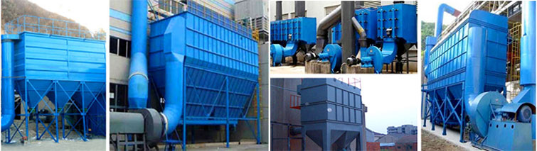 0.2 Micron Minimum Particle Size Blowback Pulse Bag Filter Dust Collector with 4 Pulse Valves