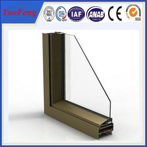 Quality Exterior supermarket/store sliding door aluminium section,aluminium door frame price wholesale