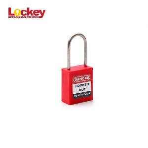 China Safety Nylon Body Safety Padlock Durable ABS Lockout Tagout Padlocks on sale