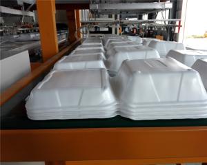 Quality Styrofoam PS Foam Food Container Thermoforming Machine 1000 / 1250mm wholesale