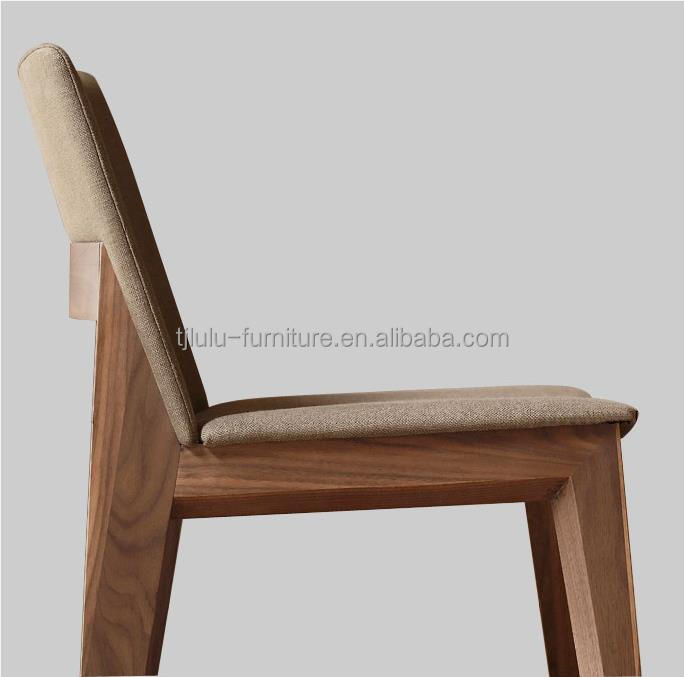 Nordic Fabric Leather Wood Dining Chairs The Perfect Choice for Modern Dining Room Furniture