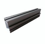 1.2mm Windows Sliding Track Aluminium Extrusion Profiles Non Thermal Break Type