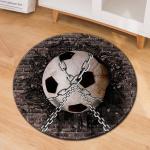 Football Basketball Bedroom Floor Carpets Round Table Chair Mat