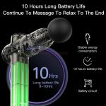 Professional Powerful Massage Gun with 99-Speed and 8 Massage Heads LCD Touch