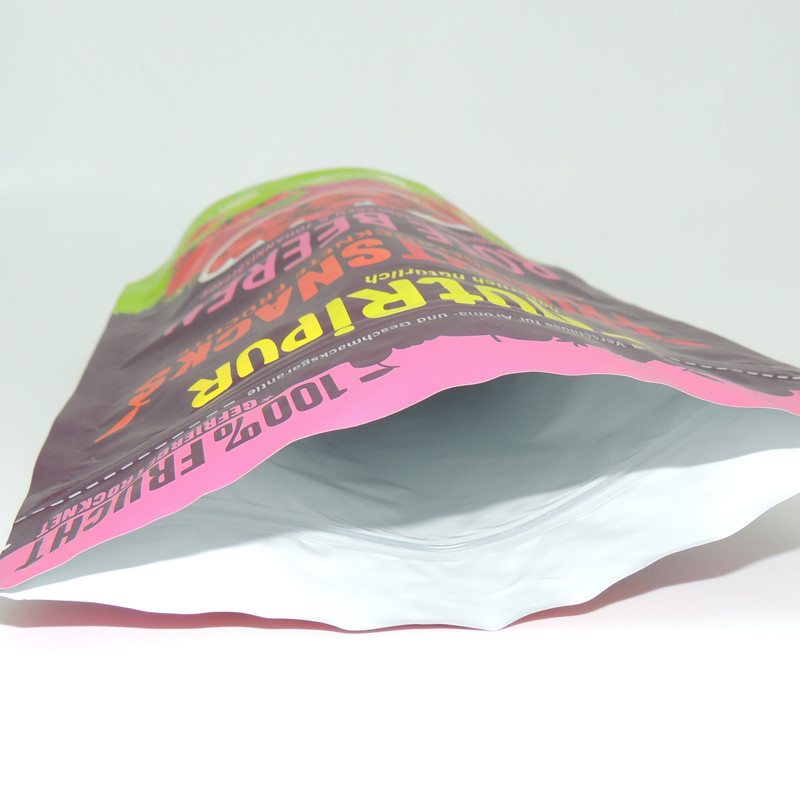 Digital Print Plastic Stand Up Pouch Chocolate Candy Packaging With Zipper
