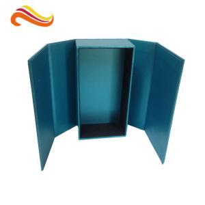 Quality Fashionable Magnetic Mobile Boxes , Foil Blue Gift Electronics Packaging wholesale