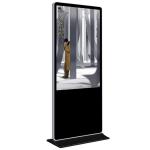 65" inch floor stand LCD totem Kiosk advertising signage monitor UHD 4K