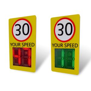 Quality Traffic Sign Reflective Highway Solar Electric Warning Speed Radar Limited wholesale