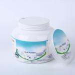 129*129*106MM White Color PET Protein Powder Jars High Durable Recyclable
