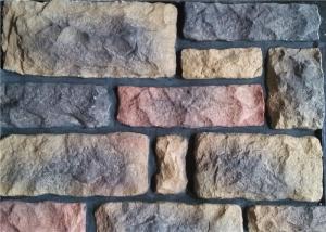 Quality Outdoor Faux Stone Wall Panels , Multi - Shape Faux Rock Panels wholesale