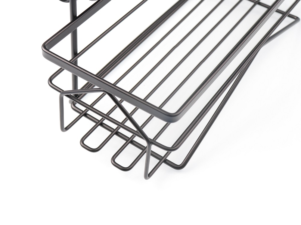 Patented Strip Strongly Mounted Bath Caddy Shelf Self Adhesive