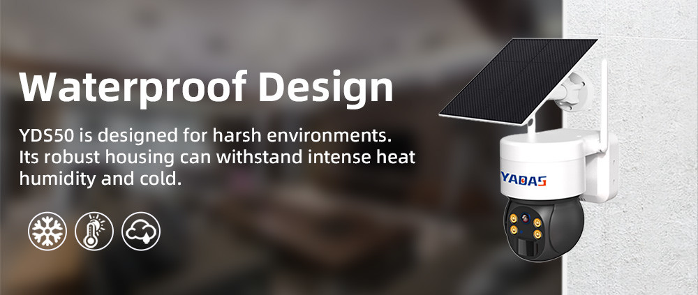 3MP 2.4GHz WiFi PIR Solar Security Camera