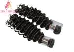 Cuticle Aligned Peruvian Human Hair No Shedding Malaysian Curly Bundles