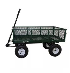Quality Metal Heavy Duty Folding Steel Outdoor Beach Mesh Garden Tool Cart with Qingdao Port wholesale
