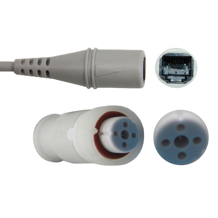 Compatible St Jude  Monitor to Smiths IBP adapter  cable