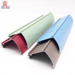 Anodizing Aluminum Curtain Wall System , 10mm Ceiling Mounted Curtain Track