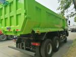 U Shape Bucket 10 Wheel SINOTRUK HOWO Tipper Truck With Tubeless Tire