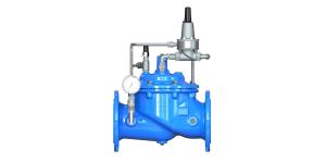 Quality Blue Ductile Iron Pressure Sustaining Valve With Nylon - Reinforced Diaphragm wholesale