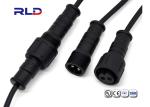 Plastic Material Waterproof Electrical Quick Connectors 3 Pin Cable Plug IP67