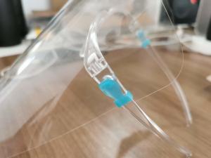 Quality En166 Transparent Pet Anti Fog Disposable Face Shield wholesale