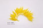 Millinery supplies goose feather flower mount with wire accessory