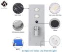100W Motion Sensor Solar Panel Street Light , All In One Solar Street Light 2700