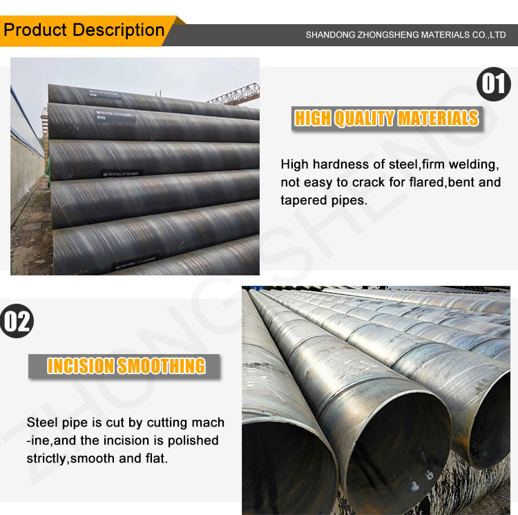ASTM A53 A36 Schedule 40 Carbon Steel ERW Welded Structure Pipe for Construction Technical Square Rectangular Round