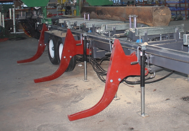 Woodworking Gas Diesel Electric Portable Wheels Trailer Sawmill Horizontal Bandsaw Machine