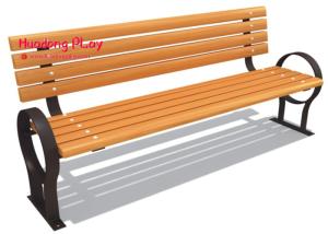 Quality Backyard Wooden Outdoor Park Benches With Back Element School Household Use wholesale