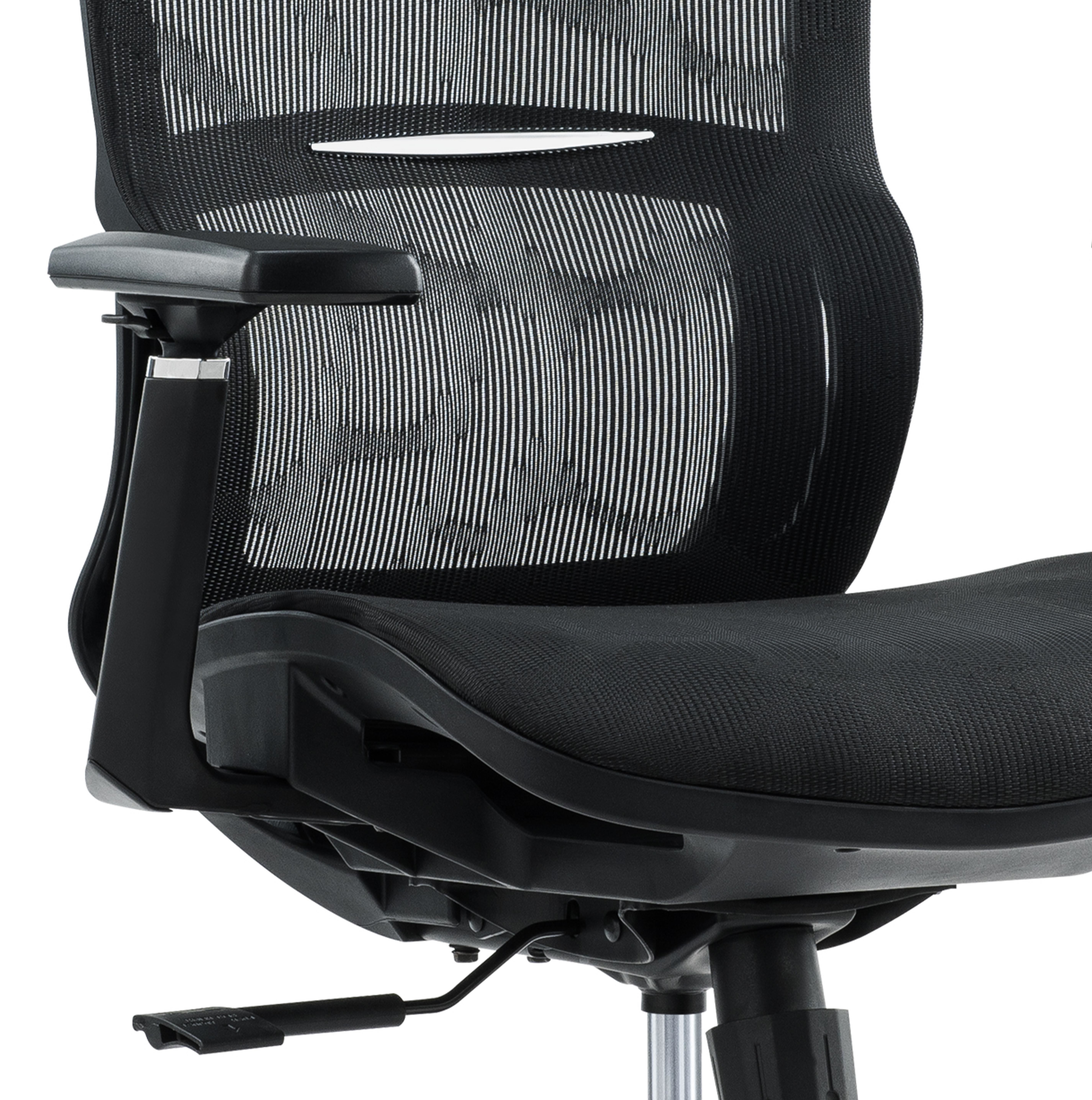 Black Full Mesh Furniture Lumbar Support Massage Modern Wholesale Armrest Comfort Fabric Ergonomic Office Chair