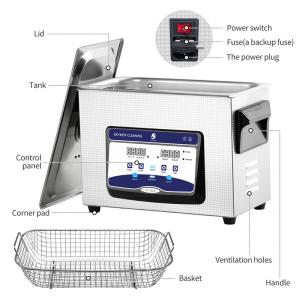 Quality Durable SGS 180W Ultrasonic Bath Cleaner Tabletop 4.5 L Ultrasonic Cleaner wholesale