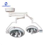 Veterinary mounted ceiling double head halogen surgical operation light ot led