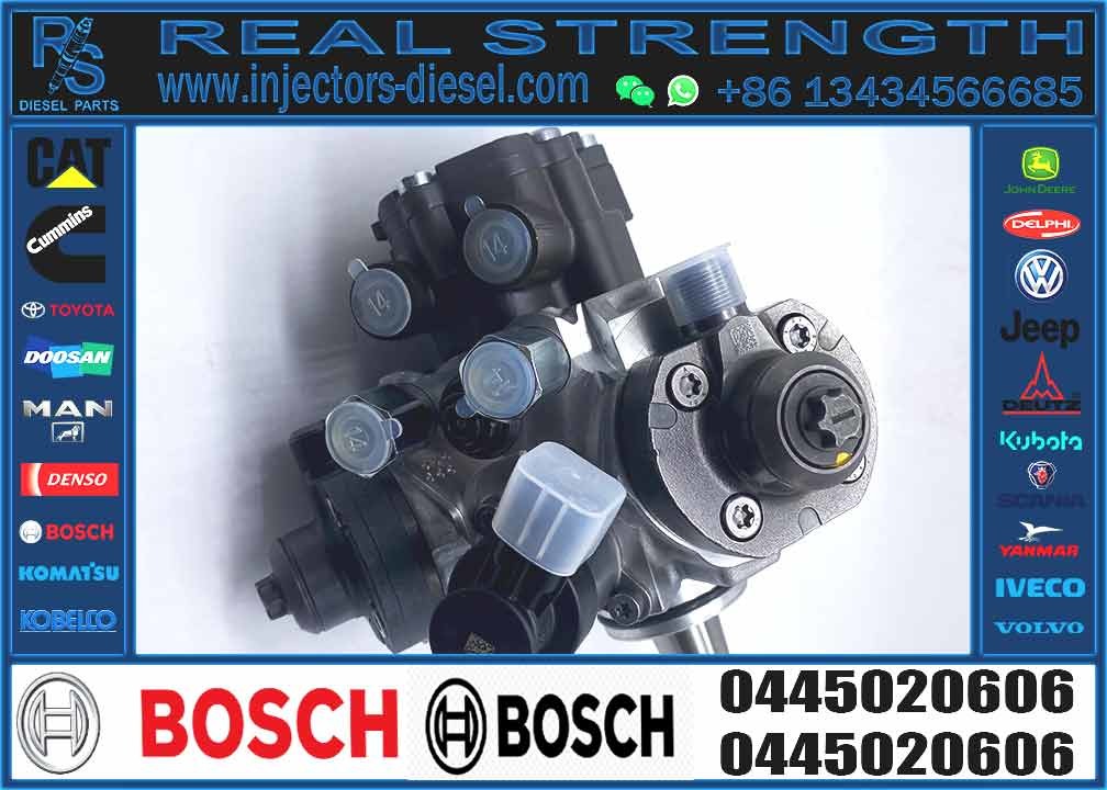 Original new Common Rail fuel pump 0445020610 Bosch Fuel Injection Pump 0445020606 for Fendt CR/CP4N2/R995/8913S Engine