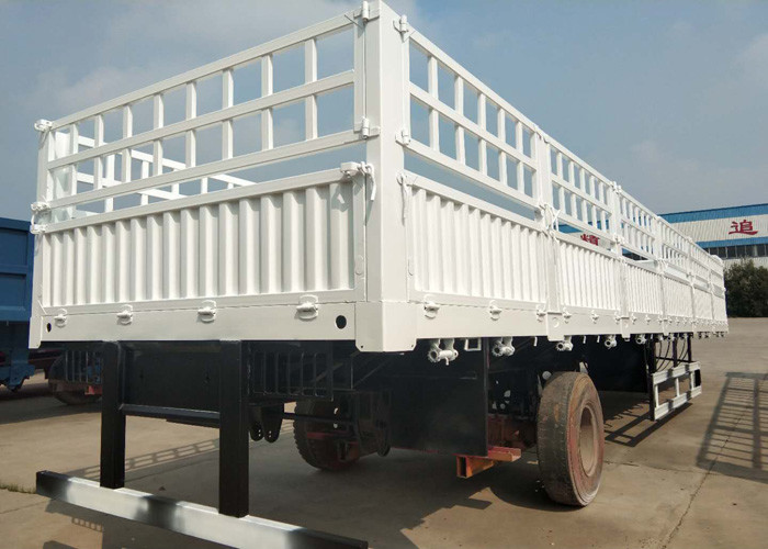 High Speed Dropside Semi Trailer Truck For Logistic Industry 3 Axles