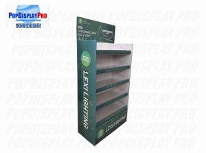 Quality Custom Cardboard Floor Displays LED Lights Lightweight Paper For Christmas Decoration wholesale