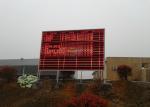IP65 Single Red P10 Outdoor LED Moving Message Display Long Viewing Distance