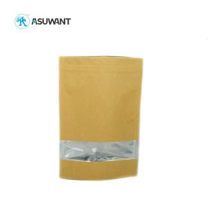 Quality Child Resistant Kraft Zipper Pouch Recycled Brown wholesale