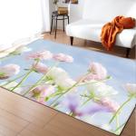 Non Skid 3D Printed Rugs 100*120cm Living Spaces Area Rugs