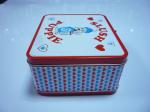 Metal Tin Lunch Box with cover
