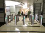 800mm Wide Lane SUS304 Half Height Security Turnstile Gate