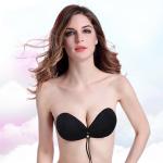 F1027 Front closure push up adhesive adjustable strapless bra