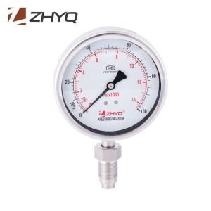 Quality Homogenizer Diaphragm Pressure Gauge , Shockproof Bourdon Tube Pressure Gauge wholesale